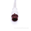 Adecuado para cable de extensión de sensor DB9M Probe Sp02